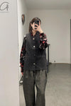 GEOFFREY B. SMALL Heavy Silk Lining Collection V Unisex GBS-CVS06-RHYH Church Dyed Red Print Tie Dye PGBS3